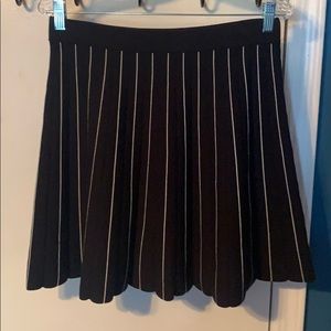 LOFT a line pleated mini skirt